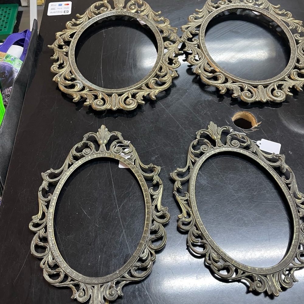 Metal antique frame